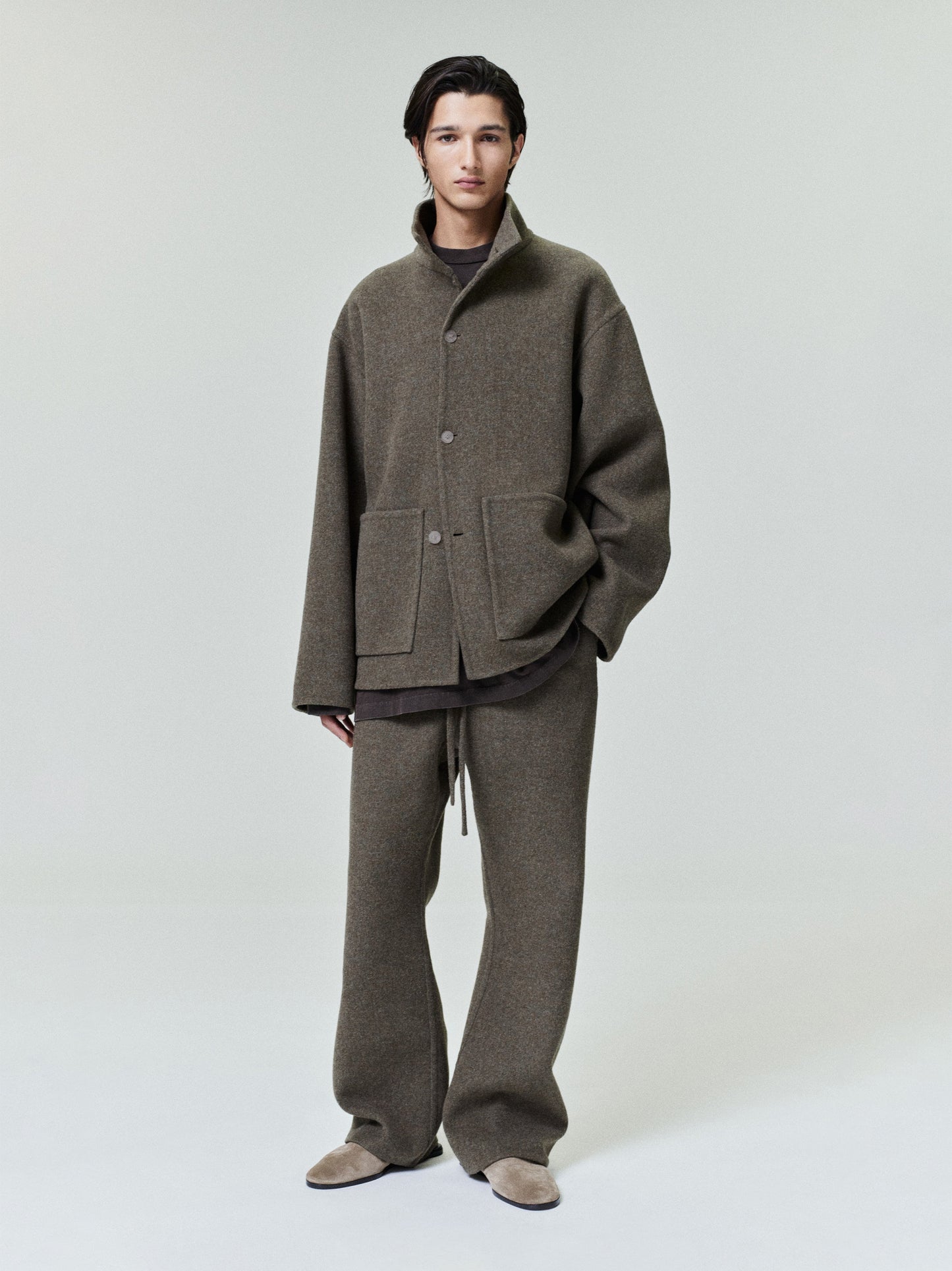 Double Face Wool Cashmere Sport Jacket