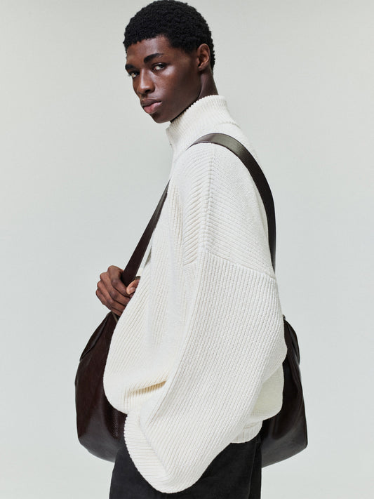 Zip-Up Sweater Long Sleeve