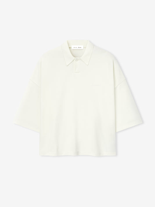 Pique Signature 90s Cropped Polo
