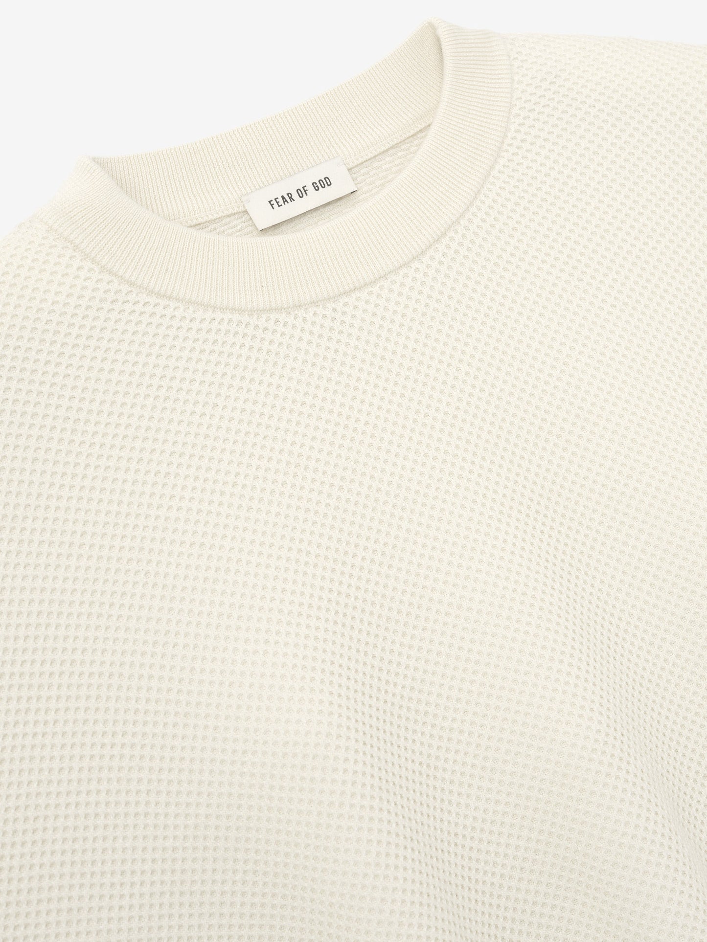 Wool Cotton Sport Mesh Knit Sweater