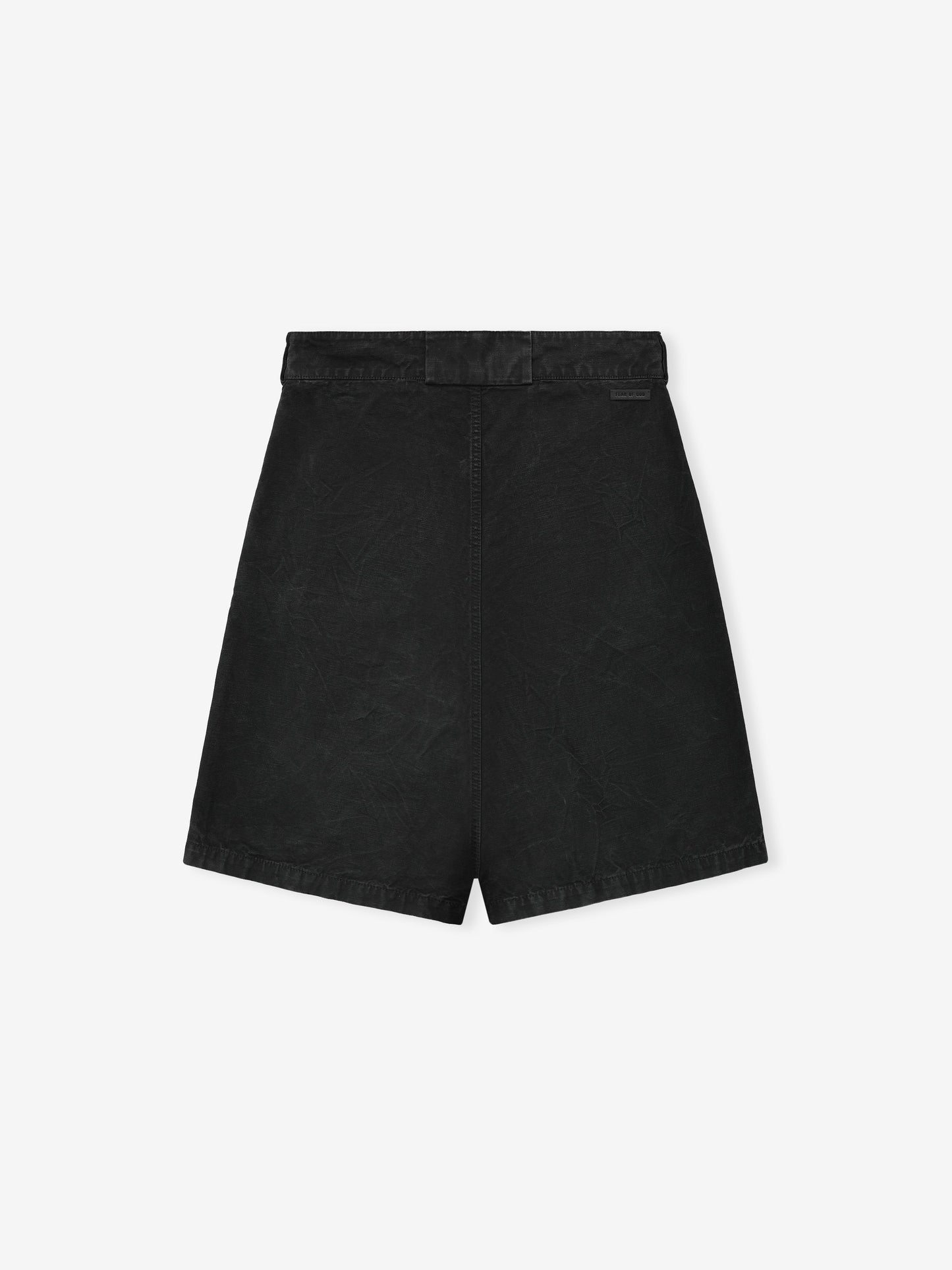 Washed Canvas Utility Shorts