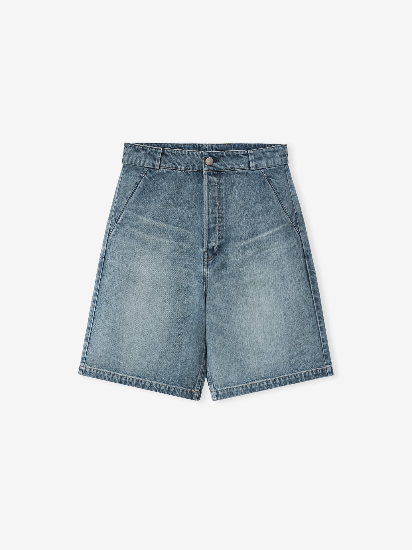Denim Utility Shorts