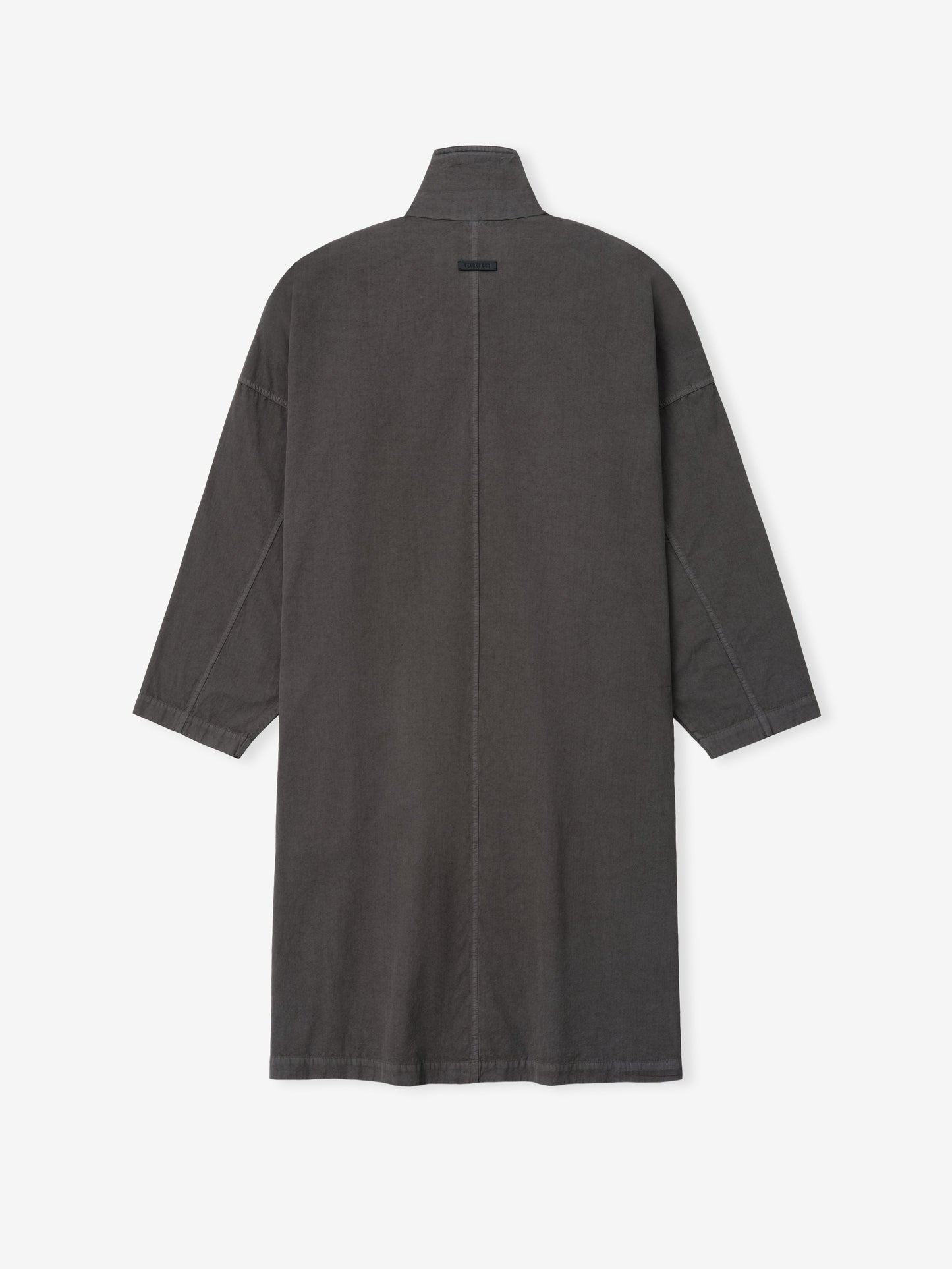Garment-Dyed Cropped Sleeve Car Coat
