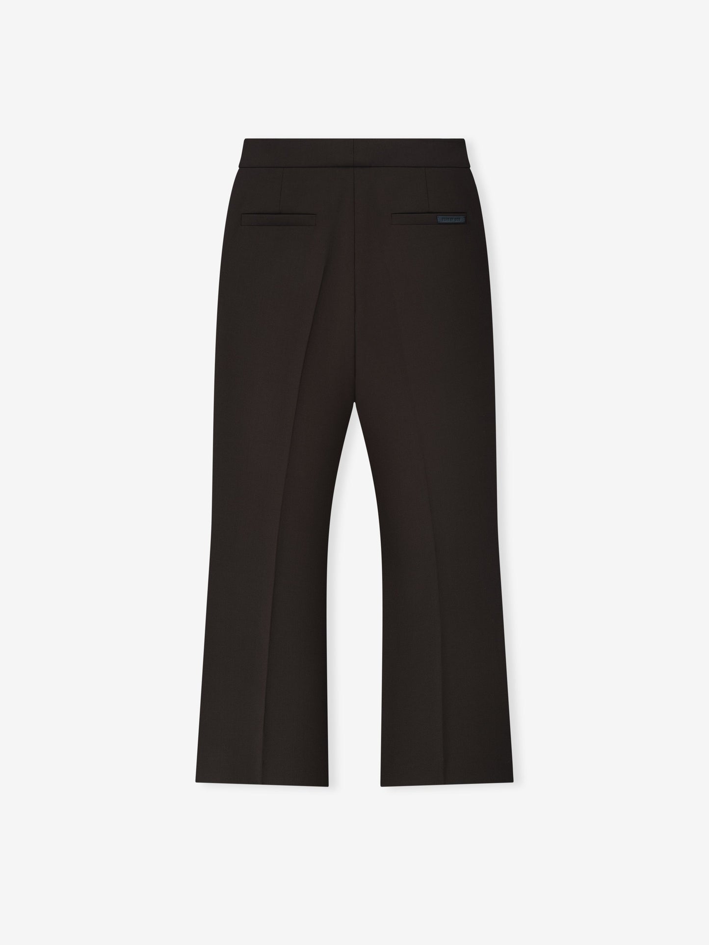 Double Weave Wool Tailored Flared Pants