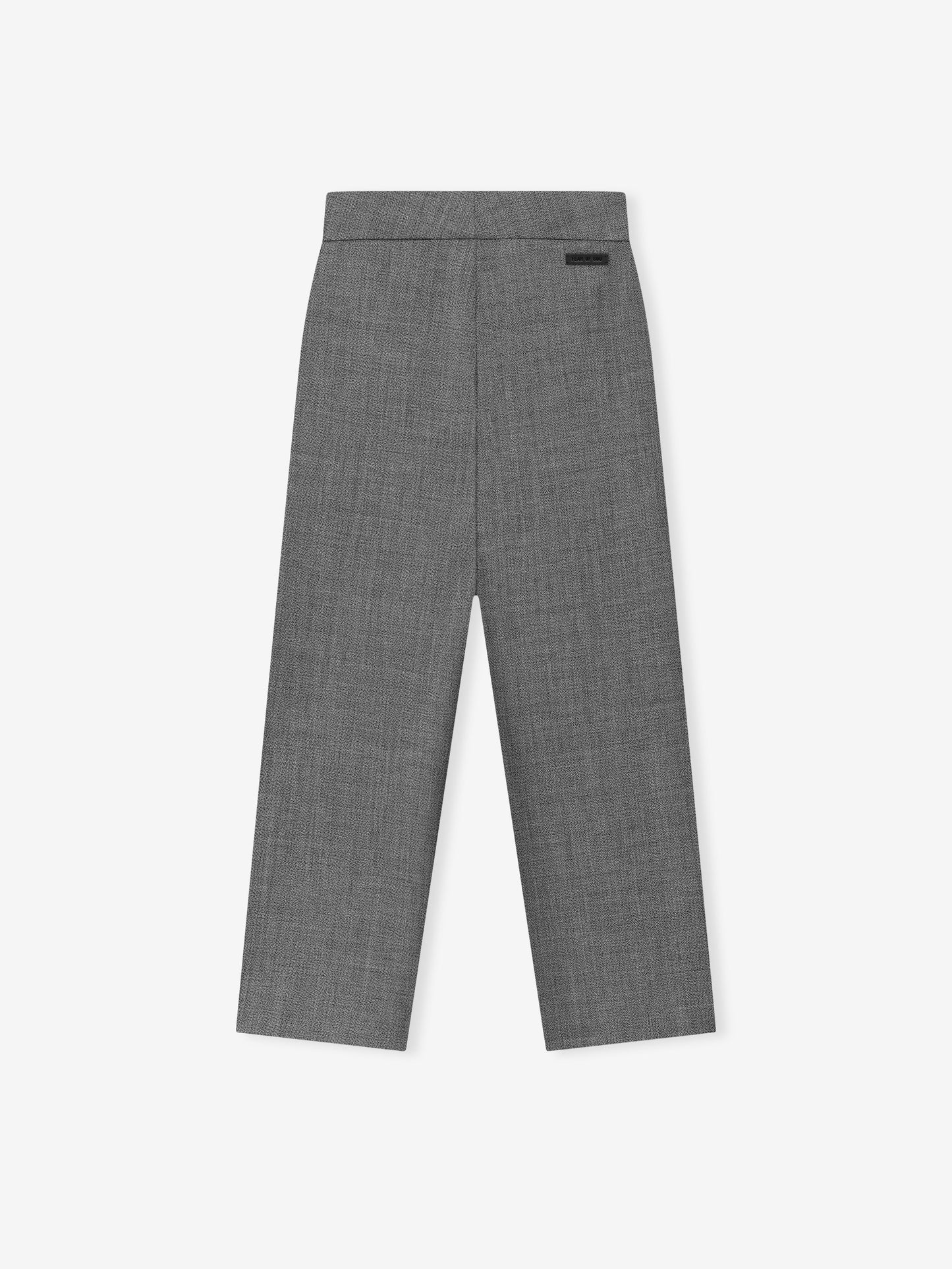 Mouline Wool Casual Flat Front Pant