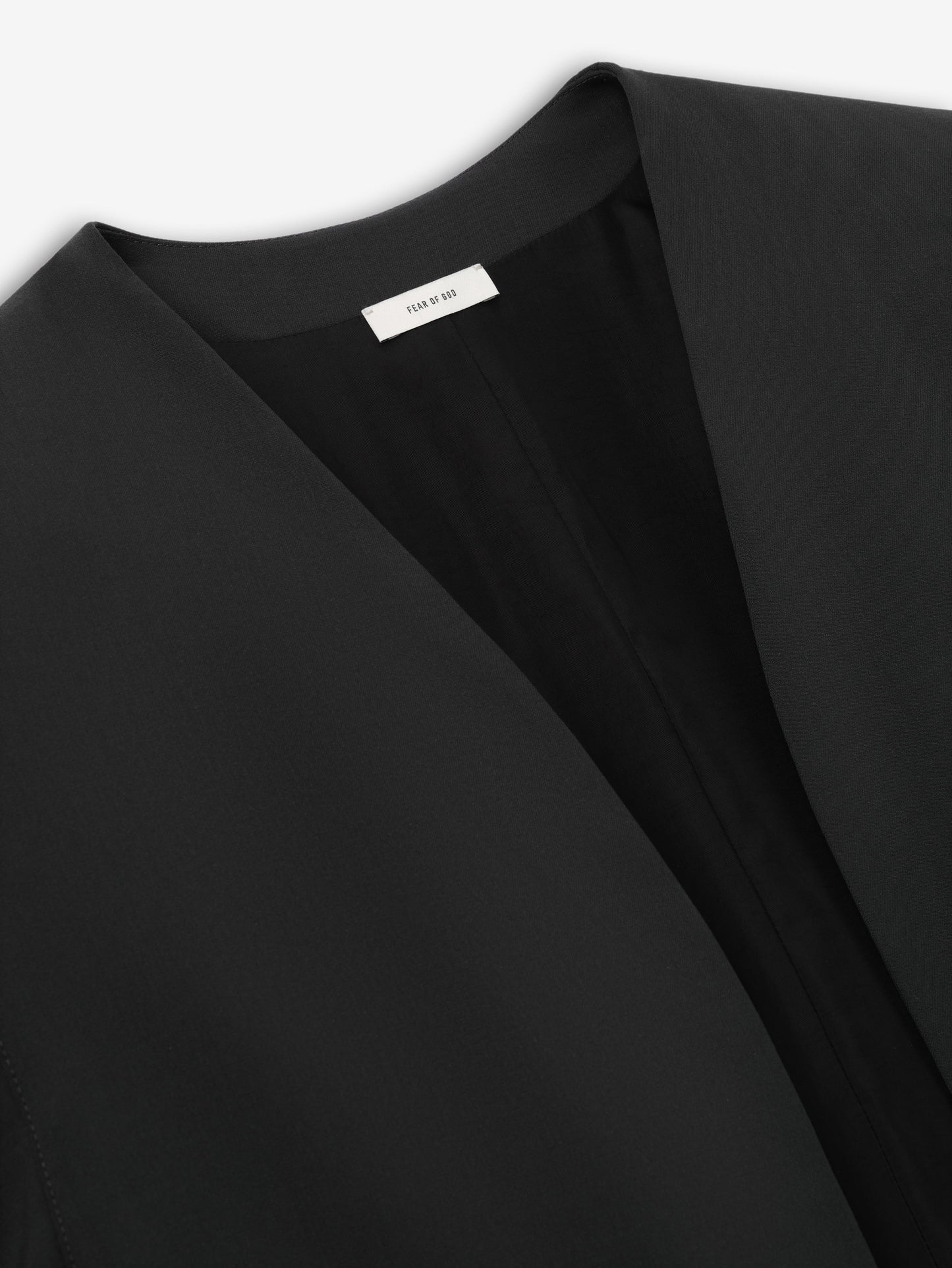 Collarless Jacket