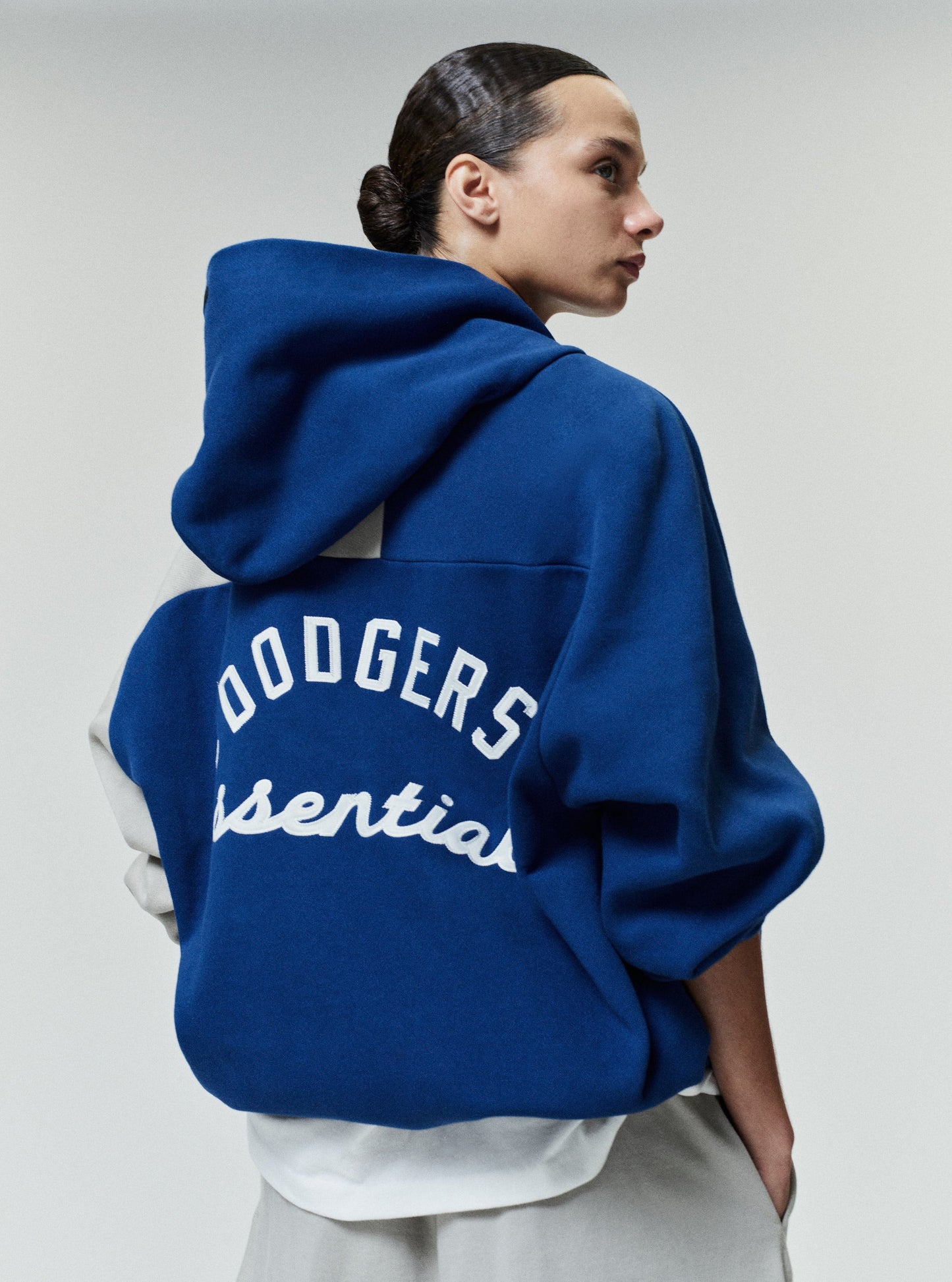 Dodgers Raglan Half Zip Sport Hoodie