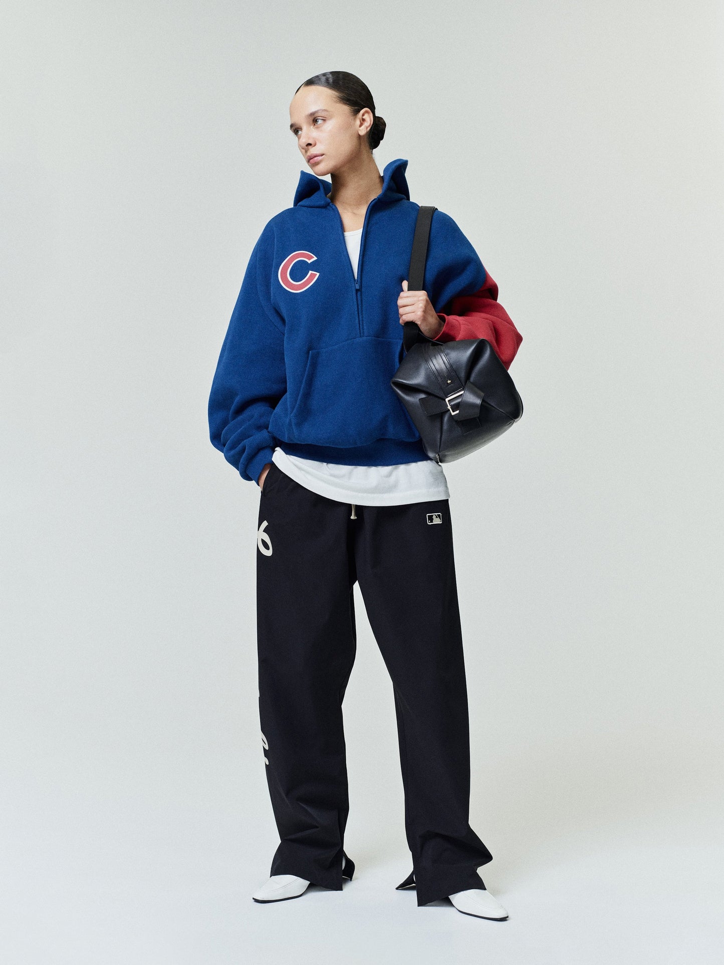 Cubs Raglan Half Zip Sport Hoodie
