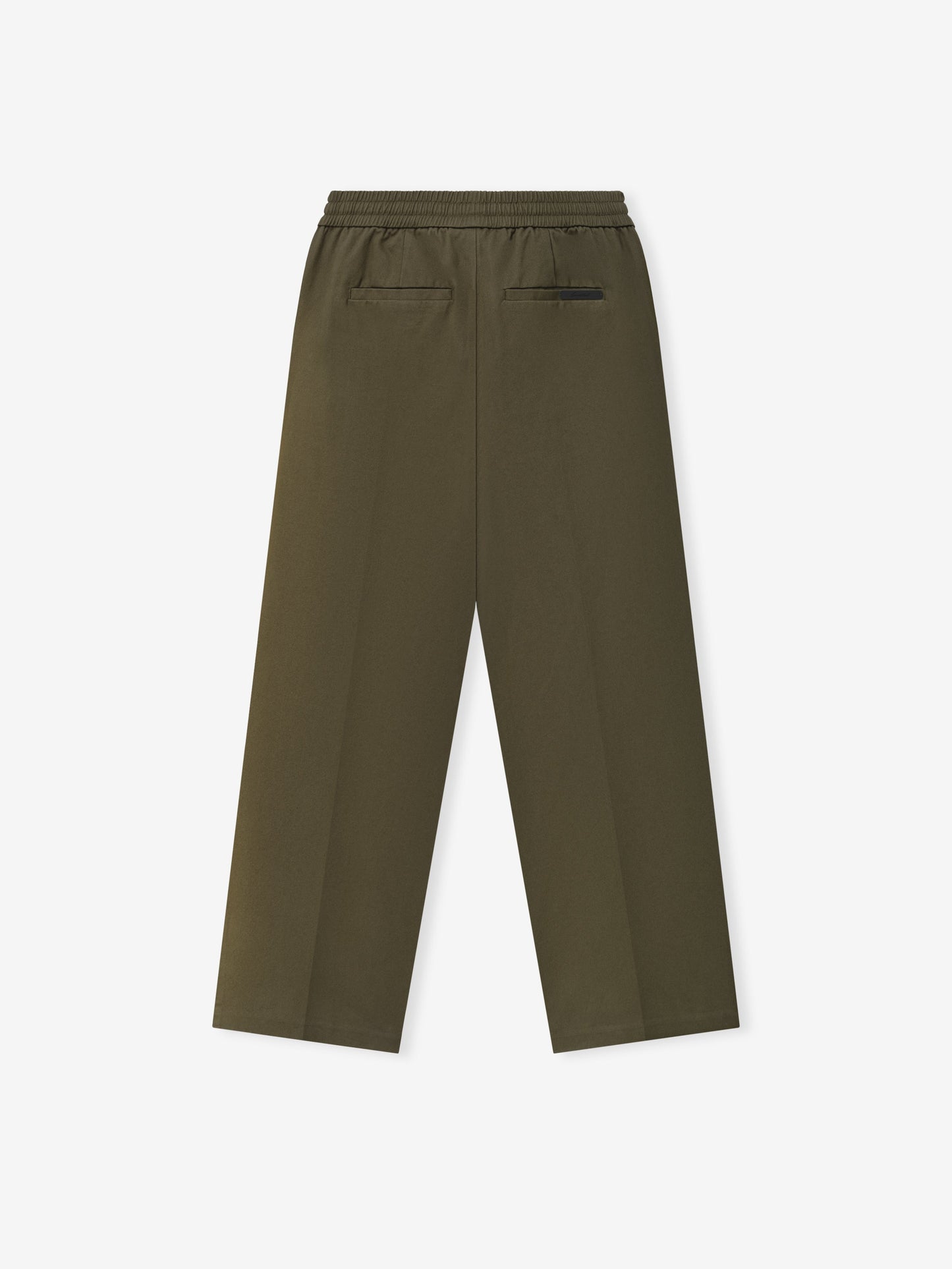 Cotton Twill Pleat Front Drawstring Pant