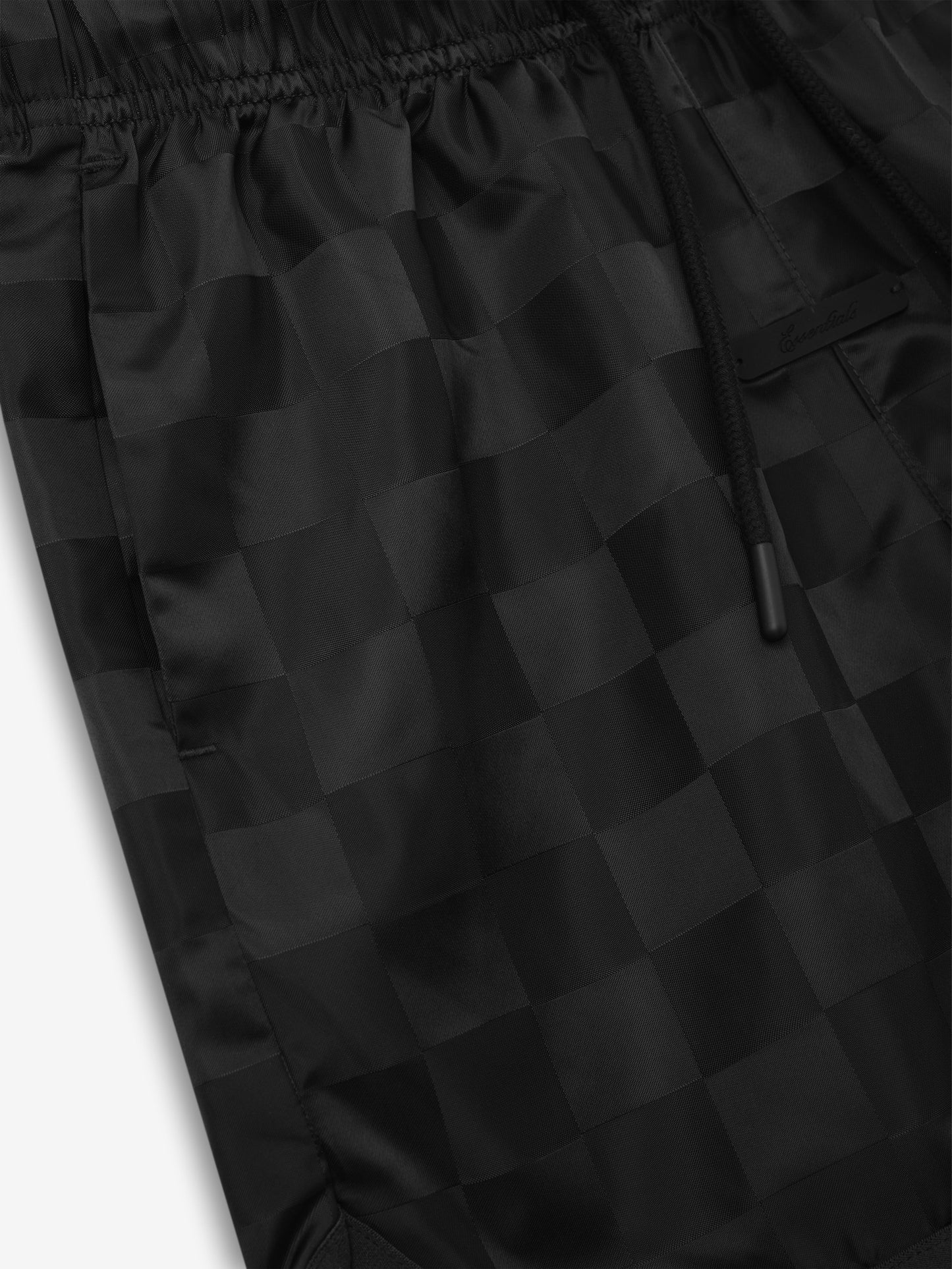 Kids Nylon Checkered Gym Short