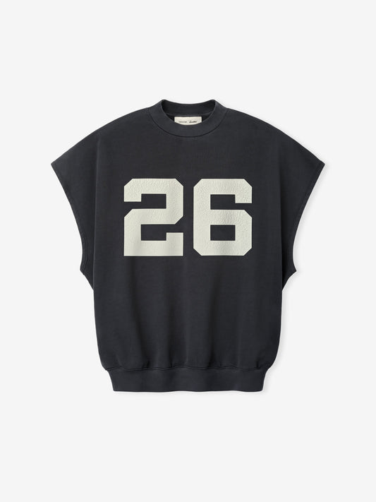 Relaxed Fleece Cutoff Sweatshirt