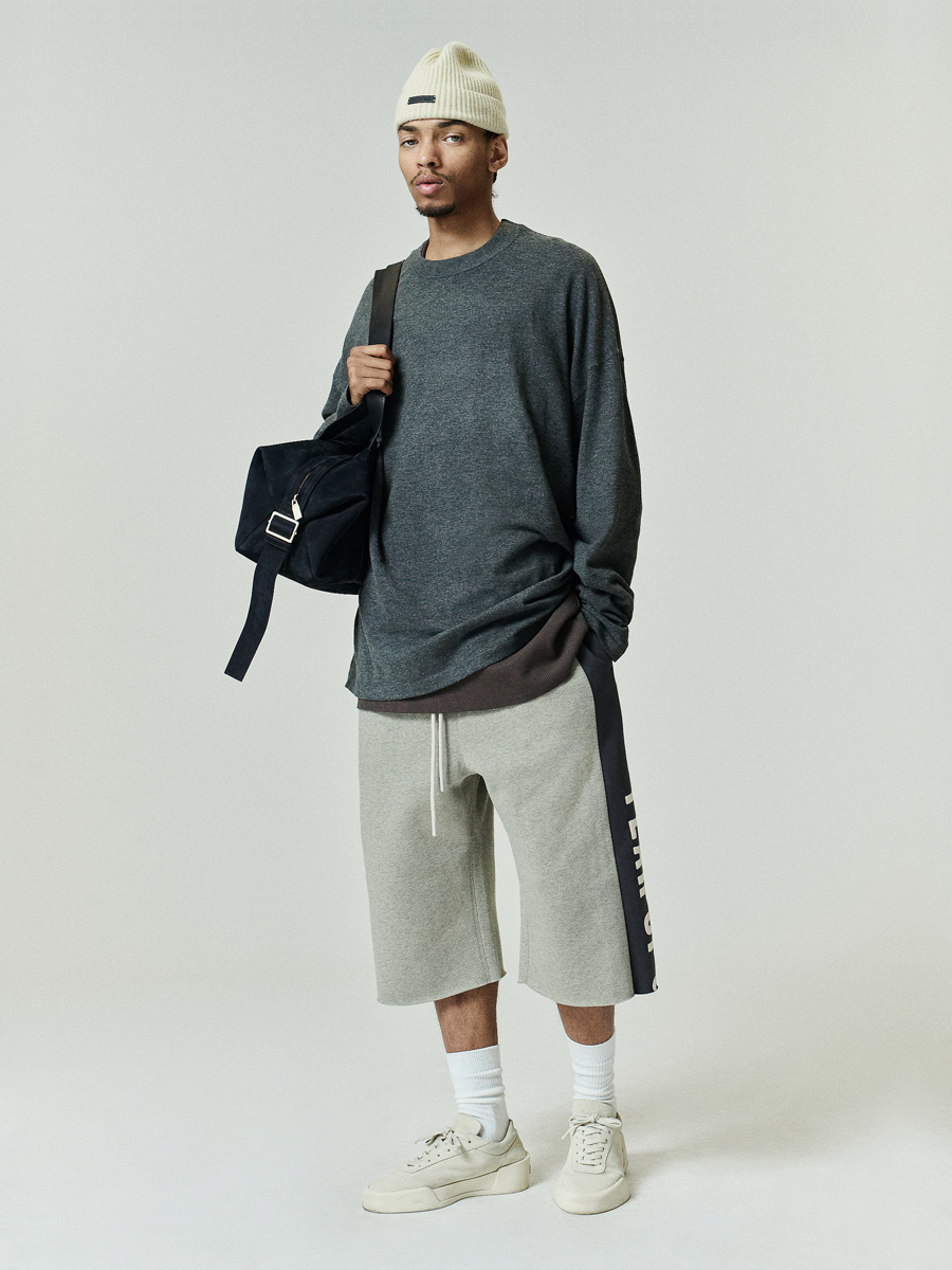 Panelled Raw Cut Off Sweatpant